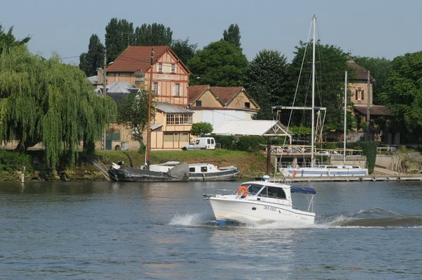 Francja, miasta triel sur Seine — Zdjęcie stockowe