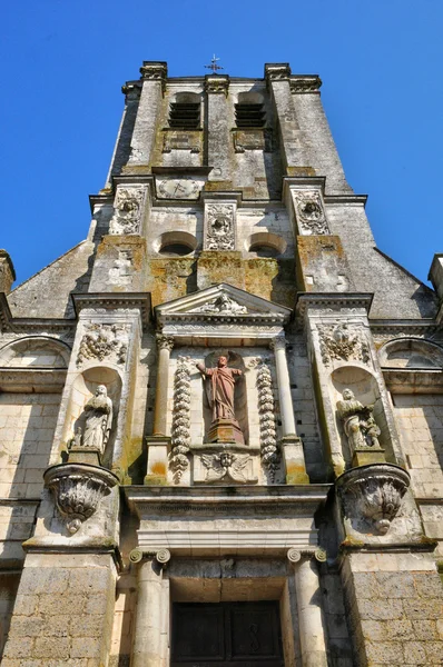 France, église historique de Belleme en Normandie — Photo