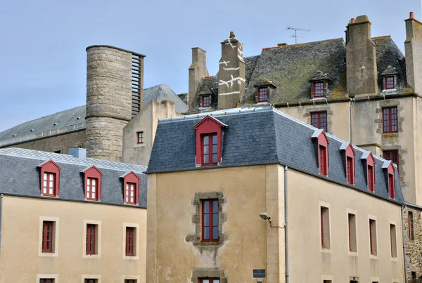 Fransa, saint Malo bretagne içinde picturesque city — Stok fotoğraf