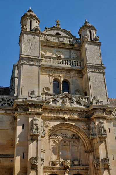 Francja, malownicze miasto vetheuil w ile de france — Zdjęcie stockowe