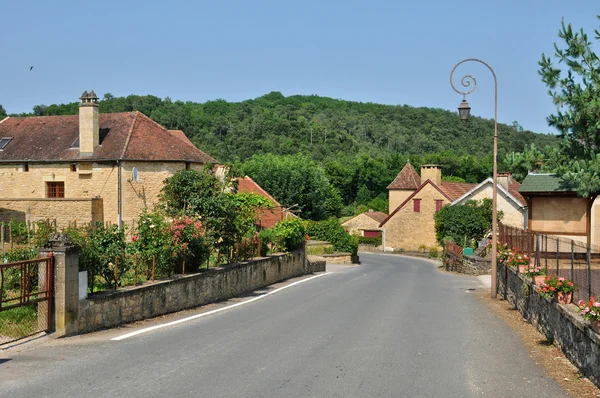 França, pitoresca aldeia de Veyrignac em Perigord — Fotografia de Stock