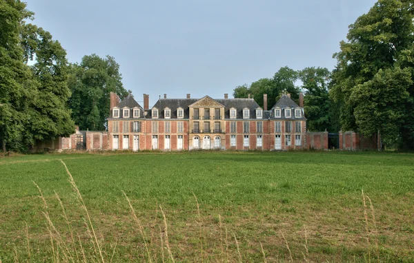 Frankrijk, klassieke kasteel van mussegros in Normandië — Stockfoto