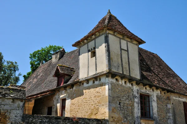 Frankrijk, schilderachtig dorp van sainte mondane — Stockfoto