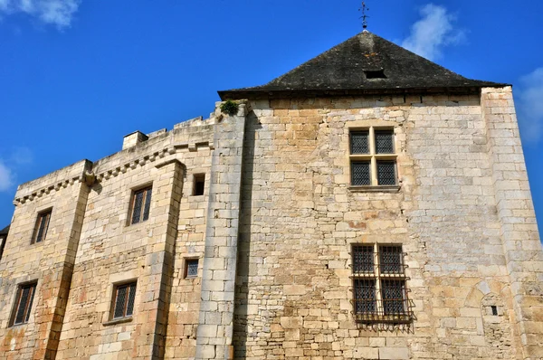 France, picturesque castle of Ajat — Stock Photo, Image