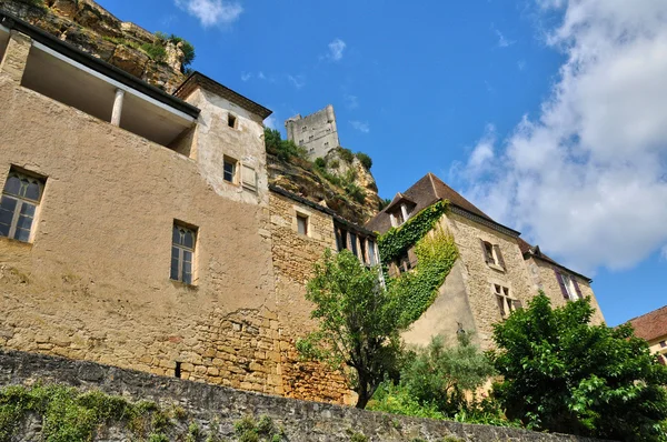 Perigord, il pittoresco villaggio di Beynac — Foto Stock