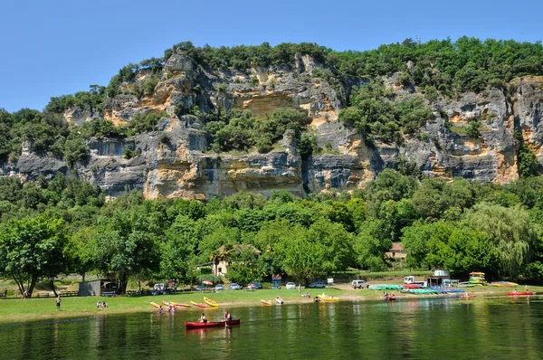 Perigord, malowniczej miejscowości la roque gageac — Zdjęcie stockowe