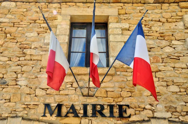 Frankreich, malerisches Rathaus von Beynac — Stockfoto