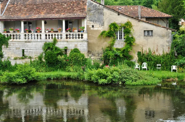 Frankrike, pittoreska staden brantome — Stockfoto