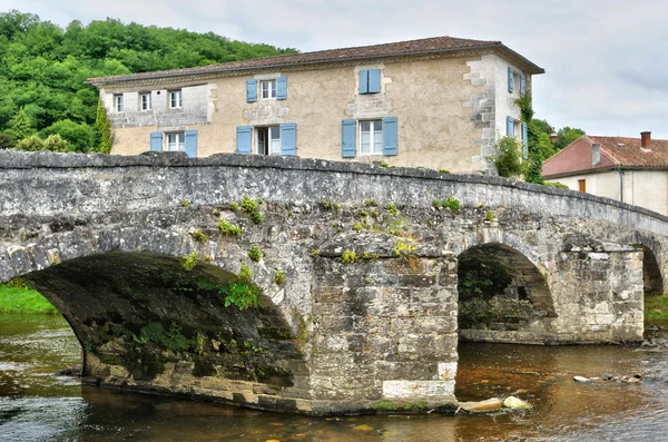 Franciaország, la roque-gageac templom perigord — Stock Fotó