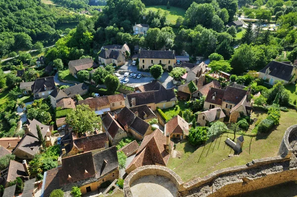 Francja, malowniczej miejscowości castelnaud la chapelle — Zdjęcie stockowe