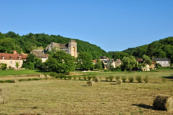 Γαλλία, γραφικό χωριό του Αγίου amand de coly — Φωτογραφία Αρχείου