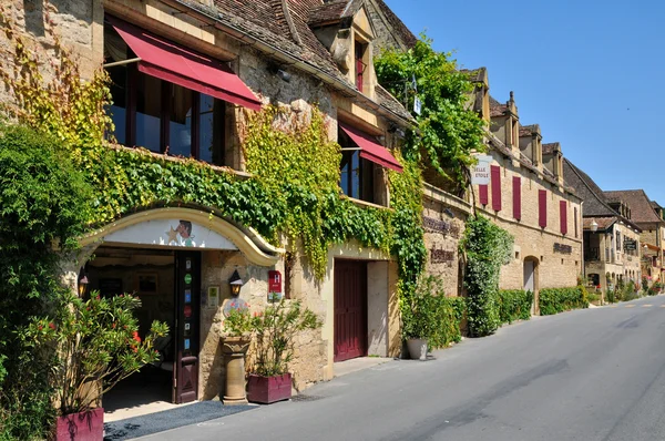 Francie, malebné vesnici la roque gageac — Stock fotografie
