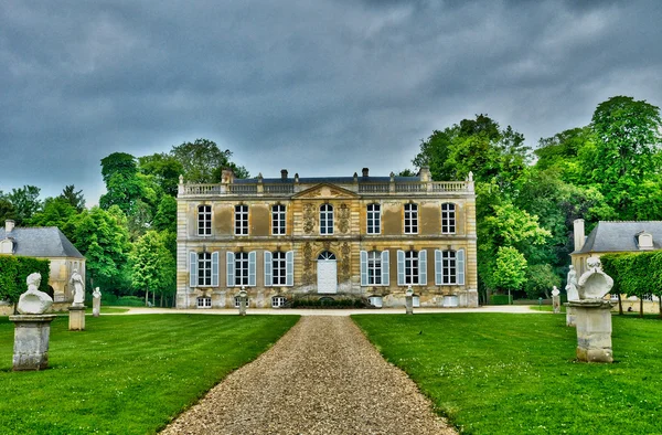 França, castelo de Canon na Normandia — Fotografia de Stock