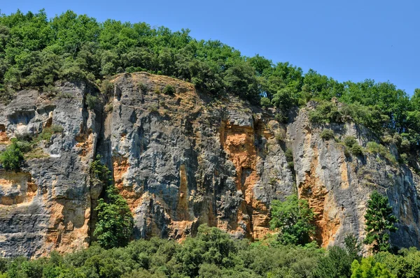 Perigord, the picturesque village of la roque Gageac — Stock Photo, Image