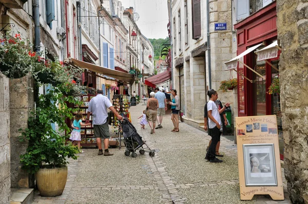 Franciaország, festői város brantome — Stock Fotó