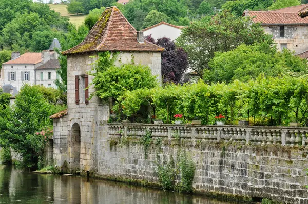 Frankrike, pittoreska staden brantome — Stockfoto