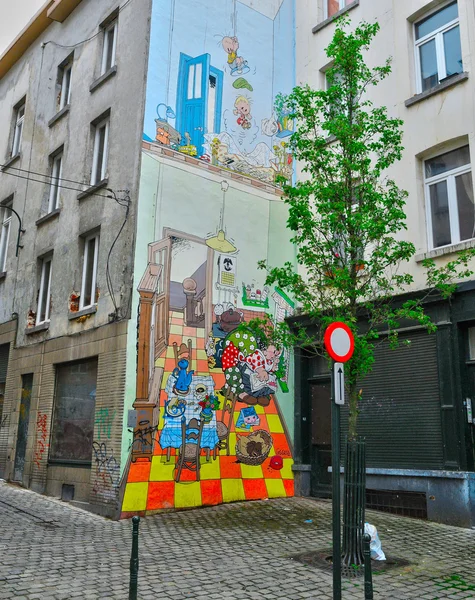 België, schilderachtige stad van Brussel — Stockfoto