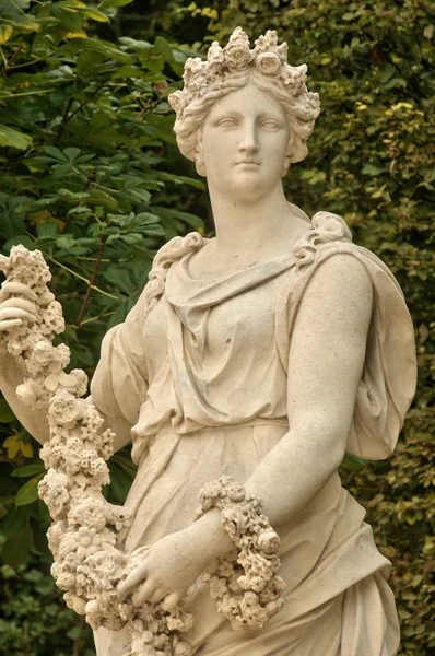 Francia, estatua de mármol en el Palacio de Versalles —  Fotos de Stock