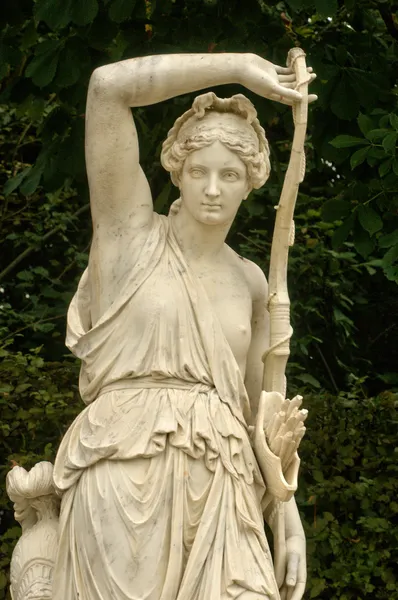 Francia, estatua de mármol en el Palacio de Versalles —  Fotos de Stock