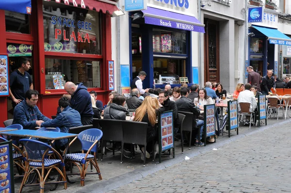 Belgium, Brüsszel, a festői szépségű városban — Stock Fotó