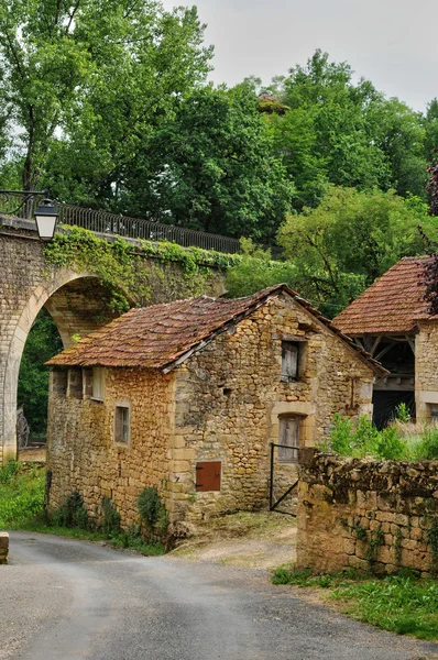 Francia, pittoresco villaggio di Aillac — Foto Stock