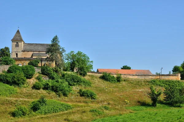 Francia, pittoresco villaggio di Carlucet — Foto Stock