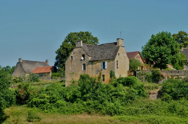 Frankrijk, schilderachtig dorp van carlucet — Stockfoto