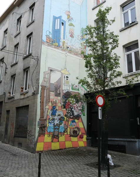 Bélgica, cidade pitoresca de Bruxelas — Fotografia de Stock