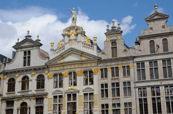 벨기에, 브뤼셀의 그림 같은 그랜드 장소 — 스톡 사진