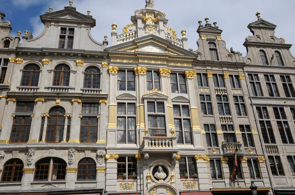 Bélgica, pintoresca Grand Place de Bruselas —  Fotos de Stock