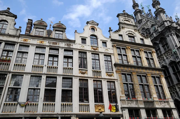 Bélgica, pintoresca Grand Place de Bruselas — Foto de Stock