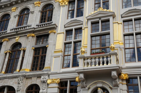 Belgien, pittoreska Bryssels grand place — Stockfoto