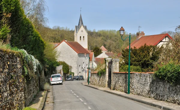 Francia, el pintoresco pueblo de Sailly — Foto de Stock