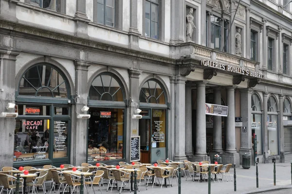 Belgien, Restaurant in der malerischen Stadt Brüssel — Stockfoto