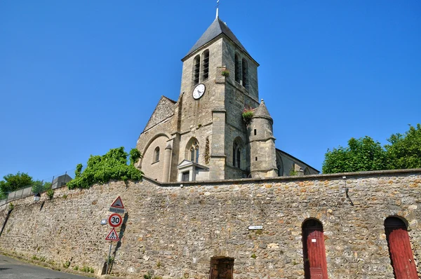 France, picturesque church of Lainville en Vexin — Stock Photo, Image