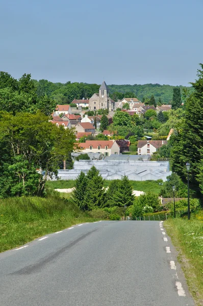 Francia, pittoresco villaggio di Lainville en Vexin — Foto Stock