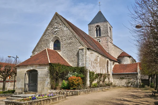 Frankrijk, pittoreske kerk van limetz-villez — Stockfoto