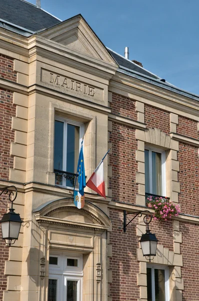 Frankrijk, stadhuis van mareil-sur-mauldre — Stockfoto