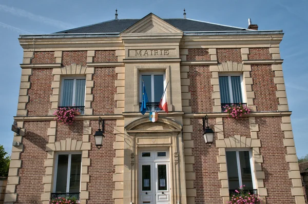 フランス、mareil ・ シュル ・ mauldre の市庁舎 — ストック写真