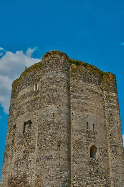 Frankreich, die malerische stadt houdan — Stockfoto