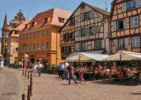 Francia, pintoresca ciudad de Colmar en el Alto Rin — Foto de Stock
