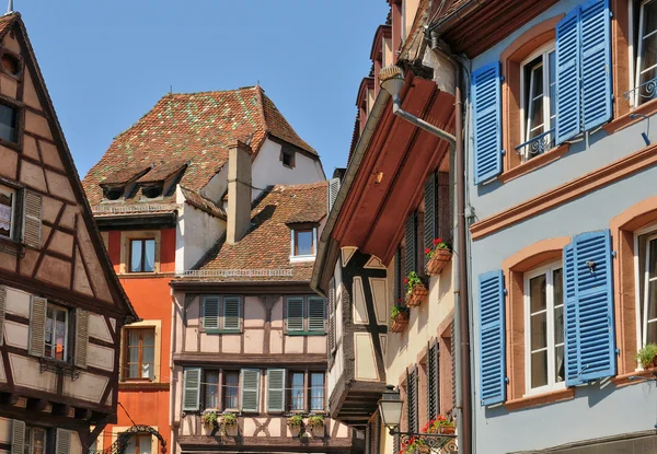 Fransa, haut-rhin pitoresk colmar şehir — Stok fotoğraf