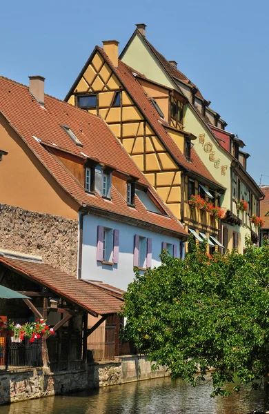 Franciaország, festői város colmar a haut-rhin — Stock Fotó