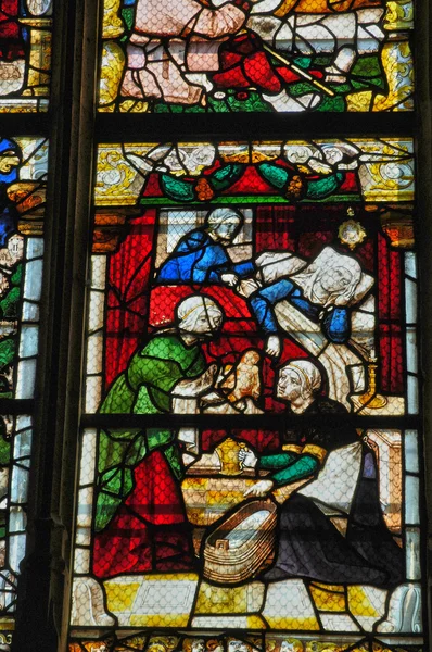 Iglesia de Nogent le Roi en Eure et Loir — Foto de Stock