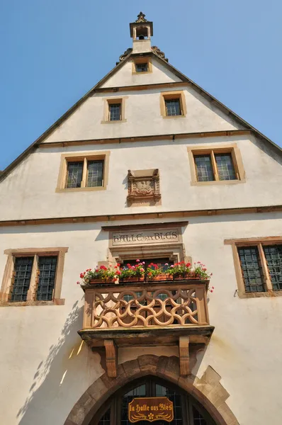 Francja, malowniczego Starego miasta Obernai — Zdjęcie stockowe