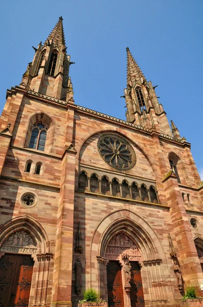 Frankrijk, schilderachtige oude stad van obernai — Stockfoto