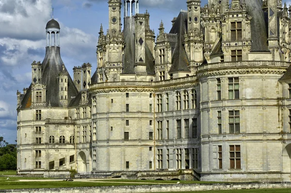 Renesansowy zamek chambord w loir et cher — Zdjęcie stockowe