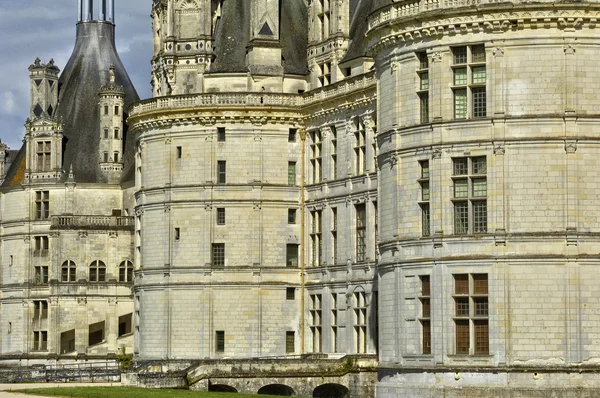 Renesansowy zamek chambord w loir et cher — Zdjęcie stockowe