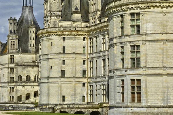 Renaissance castle of Chambord in Loir et Cher — Stock Photo, Image