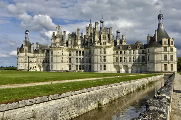 Renaissance-Schloss von Chambord in loir et cher — Stockfoto